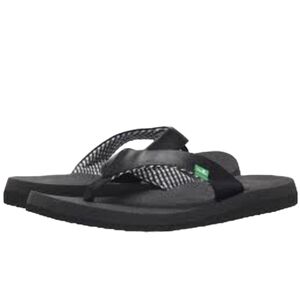 Sanuk Mens flip flop thong sandal shoes flats sz 11